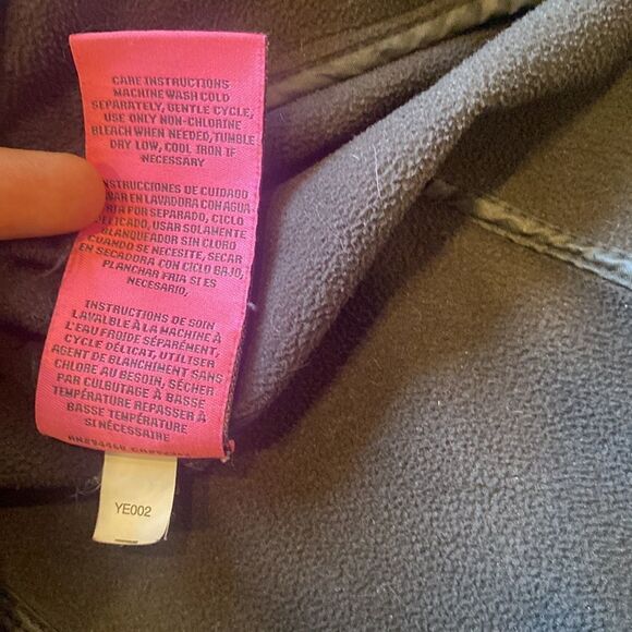 Betsey Johnson Double Breasted Belted Rain Jacket trench coat fleece lined EUC - Picture 11 of 11